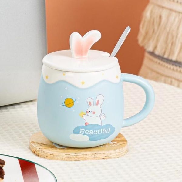 mugs 430ml coffee mug girl cartoon breakfast milk cup with lid spoon couple ladies office flower tea
mugs 430ml coffee mug girl cartoon breakfast milk cup with lid spoon couple ladies office flower tea