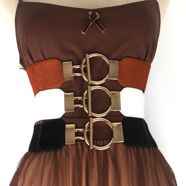 belts pu leather stitching elastic multi-color cummerbund girdle oring gold buckle waist belt for women ladies strap on dress, Black;brown
belts pu leather stitching elastic multi-color cummerbund girdle oring gold buckle waist belt for women ladies strap on dress, Black;brown
