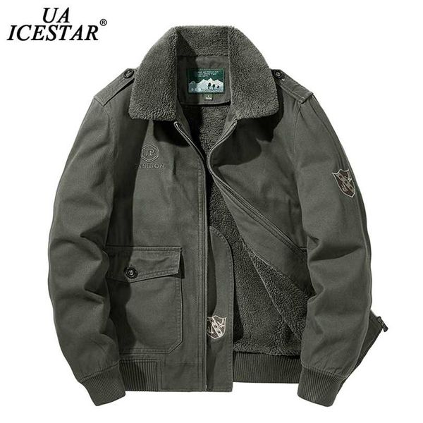 uaicestar brand winter jacket men warm thicken fleece fashion casual coat large size clothing m-5xl windbreaker men's jackets 211214, Black;brown
uaicestar brand winter jacket men warm thicken fleece fashion casual coat large size clothing m-5xl windbreaker men's jackets 211214, Black;brown
