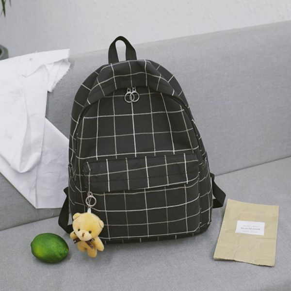 outdoor bags plaid canvas women backpack fashion large capacity student bag for girls casual ladies' travel sac
outdoor bags plaid canvas women backpack fashion large capacity student bag for girls casual ladies' travel sac