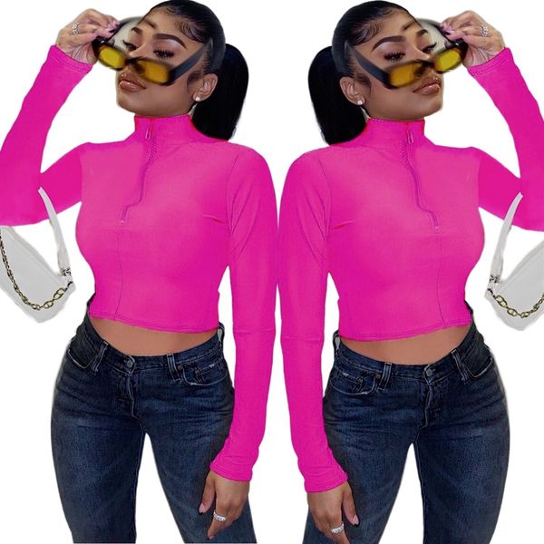 2021 spring solid full sleeve slim zipper letters goth woman tshirts fashion casual harajuku streetwear y2k clothes crop top, White
2021 spring solid full sleeve slim zipper letters goth woman tshirts fashion casual harajuku streetwear y2k clothes crop top, White