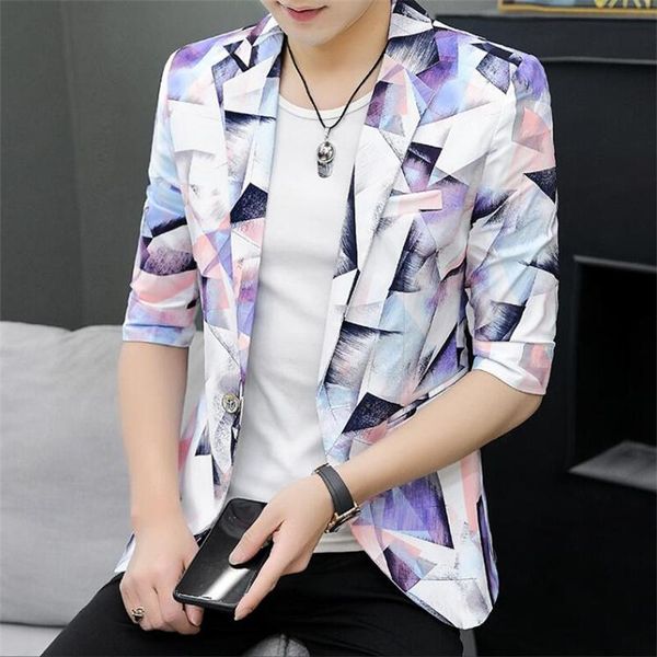 men's suits & blazers summer elegant color block classic flower print european style single breasted jackets business man blazer outerw, White;black
men's suits & blazers summer elegant color block classic flower print european style single breasted jackets business man blazer outerw, White;black
