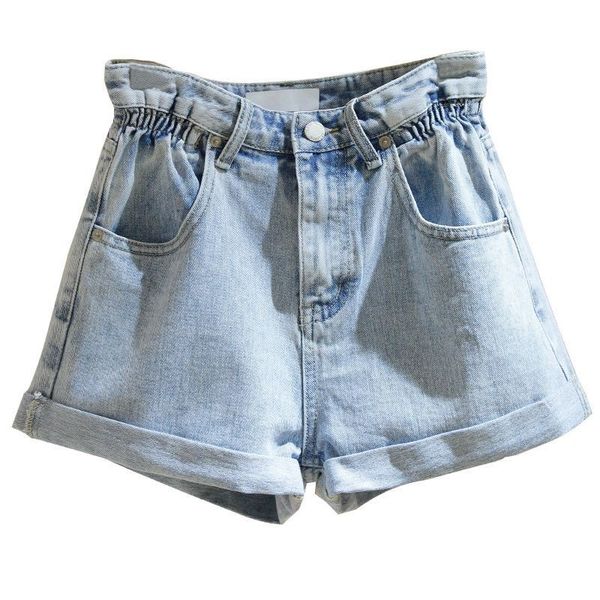 2021 new summer women streetwear wide leg blue denim casual female elastic wasit loose solid color jeans shorts 352s, White;black
2021 new summer women streetwear wide leg blue denim casual female elastic wasit loose solid color jeans shorts 352s, White;black