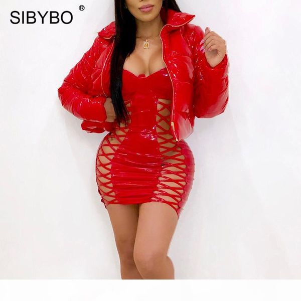 sibybo pu leather slim winter women coats and jackets long sleeve stand collar thicker jacket women casual crop top, Black;brown
sibybo pu leather slim winter women coats and jackets long sleeve stand collar thicker jacket women casual crop top, Black;brown
