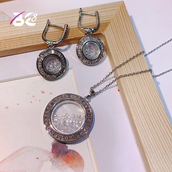 earrings & necklace be 8 bridal jewelry earring simple design white color round shape cubic zircon set wedding accessories s384, Silver
earrings & necklace be 8 bridal jewelry earring simple design white color round shape cubic zircon set wedding accessories s384, Silver