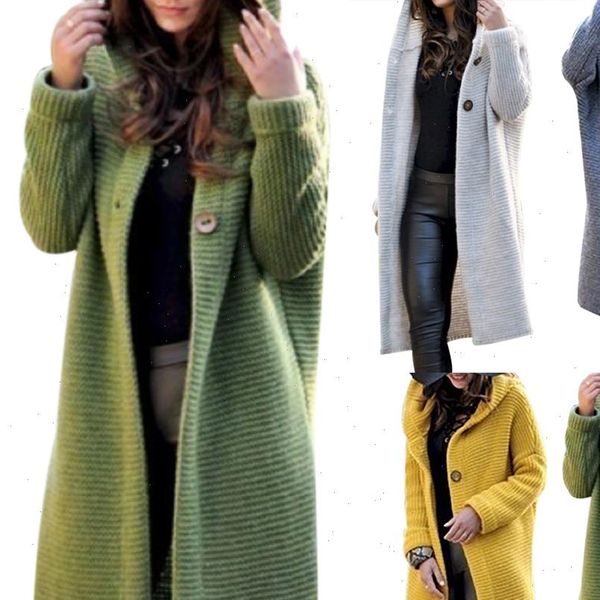 cardigan solid long hooded sweater women 2021 autumn winter female coat plus size casual knitted long sweater streetwear, Tan;black
cardigan solid long hooded sweater women 2021 autumn winter female coat plus size casual knitted long sweater streetwear, Tan;black