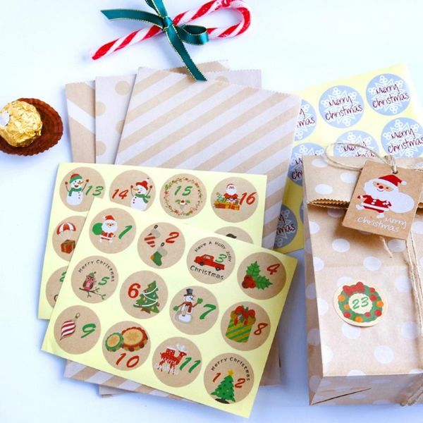 gift wrap 24 sets christmas paper bags with stickers tags rope xmas packaging pouch
gift wrap 24 sets christmas paper bags with stickers tags rope xmas packaging pouch