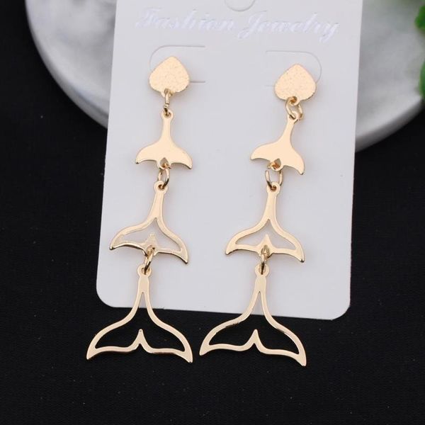 dangle & chandelier korean fashion mermaid tail gold heart geometry earrings exaggeration statement drop stud earings jewelry for women, Silver
dangle & chandelier korean fashion mermaid tail gold heart geometry earrings exaggeration statement drop stud earings jewelry for women, Silver
