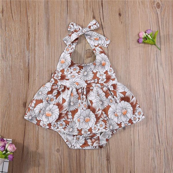rompers baby girls casual romper, white floral printed pattern sleeveless u-shaped collar bodysuits, Blue
rompers baby girls casual romper, white floral printed pattern sleeveless u-shaped collar bodysuits, Blue