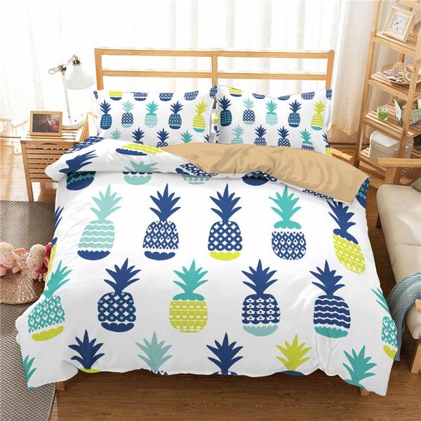 bedding sets cartoon pineapple printed duvet cover set 200x200 single twin double full king size for bedroon quilt
bedding sets cartoon pineapple printed duvet cover set 200x200 single twin double full king size for bedroon quilt