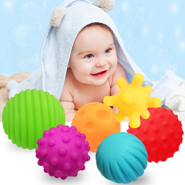 baby toys touch hand ball 6pcs/set baby education development tactile senses massage textured multi ball kids shower bath toy
baby toys touch hand ball 6pcs/set baby education development tactile senses massage textured multi ball kids shower bath toy