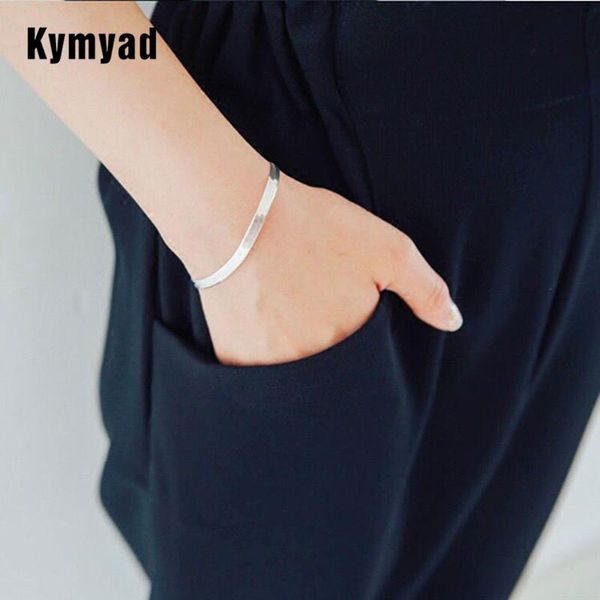 kymyad silver color bracelets for women men jewellery personality bracelet femme woman's accessories snake blade couple, Black
kymyad silver color bracelets for women men jewellery personality bracelet femme woman's accessories snake blade couple, Black
