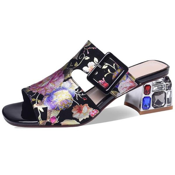 dress shoes jouir talons brand design high qiality women crystal square thick heels sheepskin mules open toe party pumps, Black
dress shoes jouir talons brand design high qiality women crystal square thick heels sheepskin mules open toe party pumps, Black