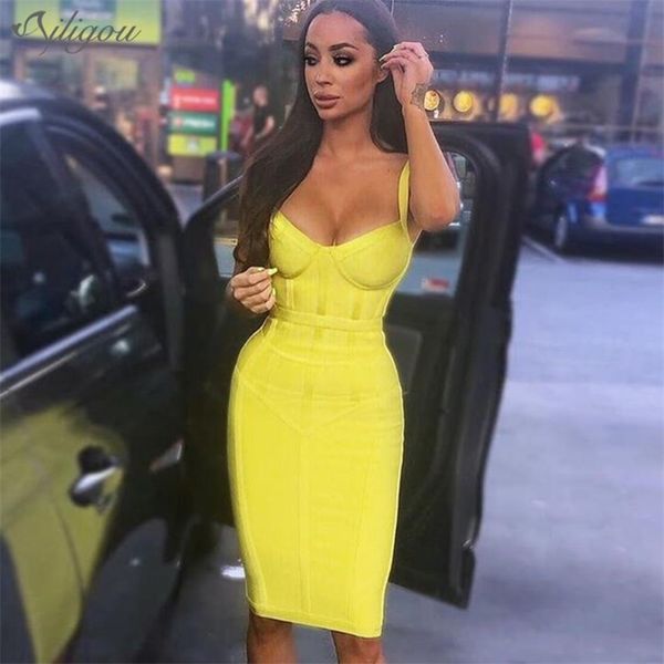 plus size xl sleeveless v neck greenyellow bandage dress designer fashion party vestido 210525, Black;gray
plus size xl sleeveless v neck greenyellow bandage dress designer fashion party vestido 210525, Black;gray
