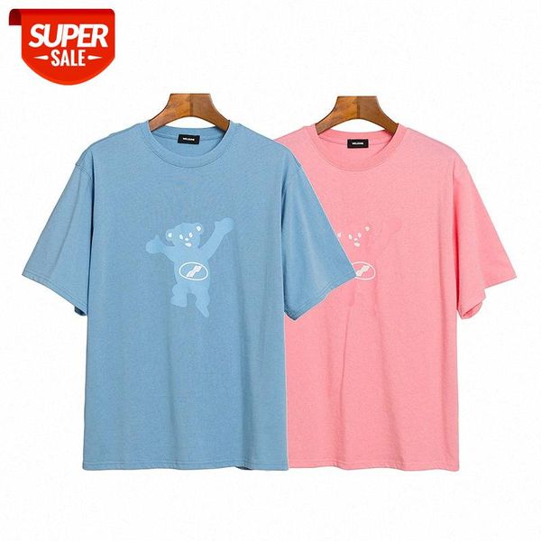 done bear print short-sleeved t-shirt men and women couple loose round neck bottoming shirt #rl9i, White;black
done bear print short-sleeved t-shirt men and women couple loose round neck bottoming shirt #rl9i, White;black