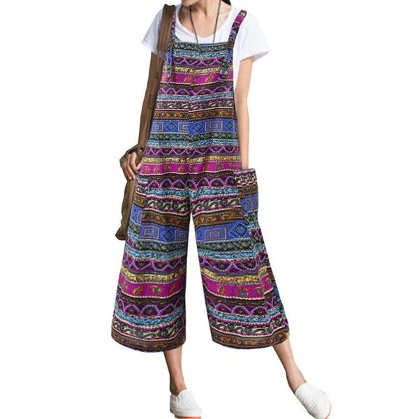 women's jumpsuits & rompers summer jumpsuit pockets print cotton and linen sleeveless loose wide leg long overalls, Black;white
women's jumpsuits & rompers summer jumpsuit pockets print cotton and linen sleeveless loose wide leg long overalls, Black;white