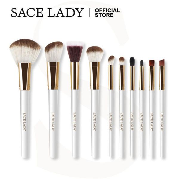 makeup brushes sace lady 10pcs set professional eyeshadow blush lip eyebrow highlighter brush soft skin-friendly tools 
makeup brushes sace lady 10pcs set professional eyeshadow blush lip eyebrow highlighter brush soft skin-friendly tools
