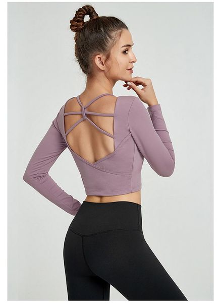 yoga outfits hollow out back long sleeves bra padded push up workout running gym sports women solid shirt, White;red
yoga outfits hollow out back long sleeves bra padded push up workout running gym sports women solid shirt, White;red