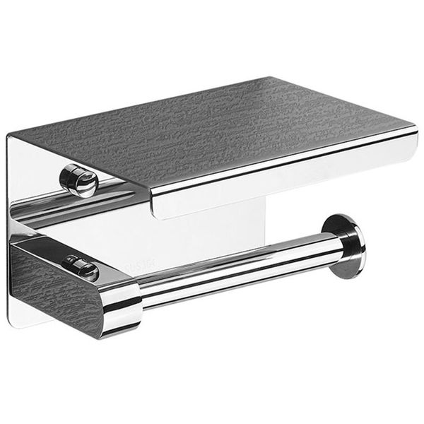 toilet paper holders sus 304 stainless steel holder with phone shelf, bathroom tissue roll
toilet paper holders sus 304 stainless steel holder with phone shelf, bathroom tissue roll