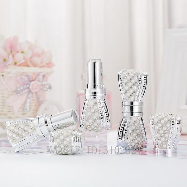 storage bottles & jars 12.1mm 30pcs/lot empty shiny pearl bow lipstick tube,diy portable lip bottle, cosmetics refillable shell packagi
storage bottles & jars 12.1mm 30pcs/lot empty shiny pearl bow lipstick tube,diy portable lip bottle, cosmetics refillable shell packagi