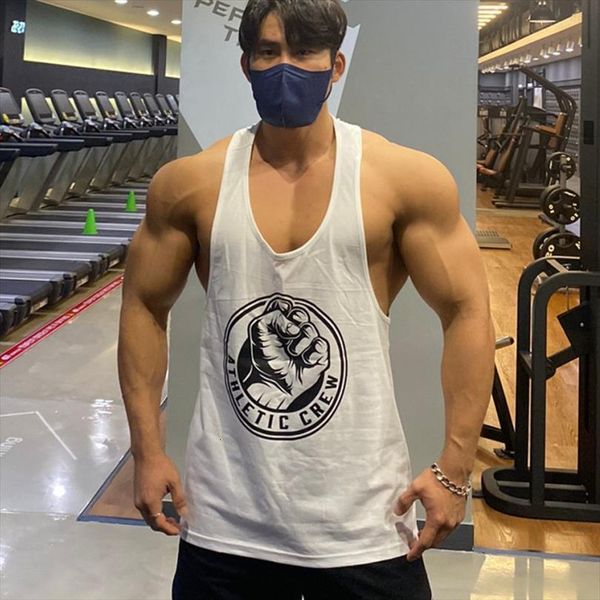 gym tank men fitness clothing mens bodybuilding summer male sleeveless vest shirt, White;black
gym tank men fitness clothing mens bodybuilding summer male sleeveless vest shirt, White;black
