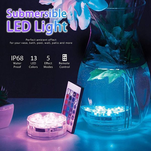13 led remote controlled rgb submersible light battery operated underwater night lamp outdoor vase bowl garden party decoration
13 led remote controlled rgb submersible light battery operated underwater night lamp outdoor vase bowl garden party decoration