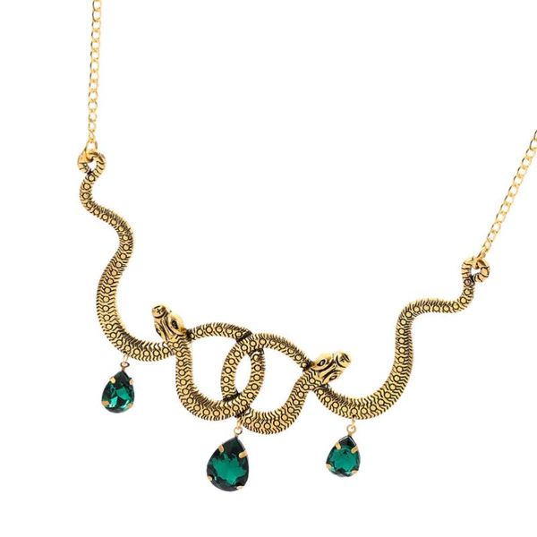 pendant necklaces 1pc double snake shaped necklace creative crystal neck women jewelry, Silver
pendant necklaces 1pc double snake shaped necklace creative crystal neck women jewelry, Silver