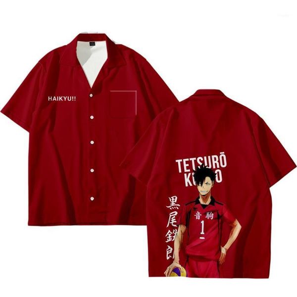 men's casual shirts anime haikyuu cosplay costume nekoma high school volleyball club kuroo tetsurou shirt short sleeve button men, White;black
men's casual shirts anime haikyuu cosplay costume nekoma high school volleyball club kuroo tetsurou shirt short sleeve button men, White;black
