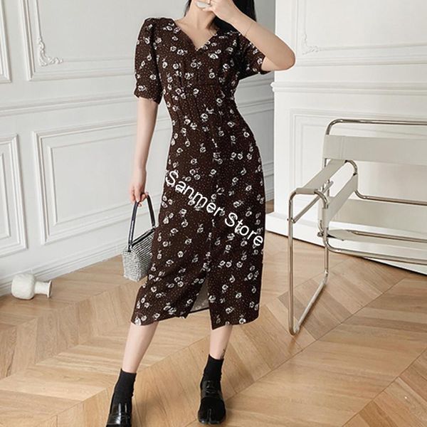 2021 new de manga curta com decote em v floral print bac lao nico breasted a line feminino casual midi vestido nova primavera s8rw, Black;gray
2021 new de manga curta com decote em v floral print bac lao nico breasted a line feminino casual midi vestido nova primavera s8rw, Black;gray