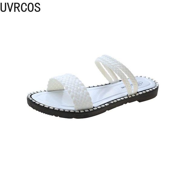 2021 summer fashion women's slippers pure color simple casual all-match two-wear outdoor women's sandals and slippers, Black 
2021 summer fashion women's slippers pure color simple casual all-match two-wear outdoor women's sandals and slippers, Black