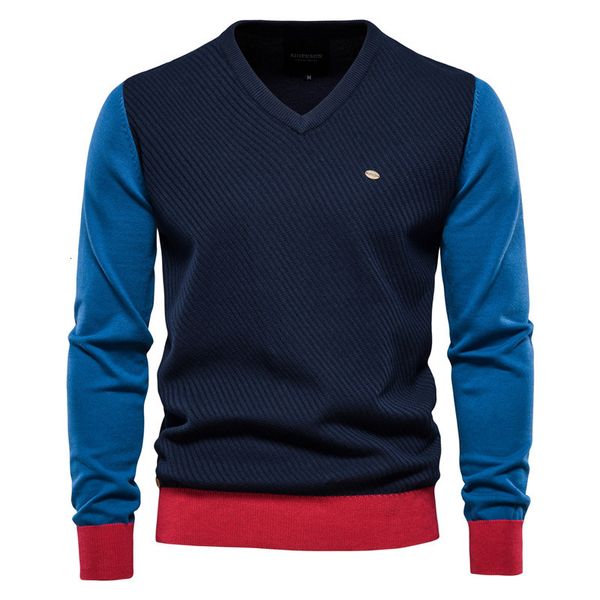 men's t-shirts aiopeson spliced cotton sweater casual streetwear v-neck s pullovers knitted winter fashion s for j4ci, White;black
men's t-shirts aiopeson spliced cotton sweater casual streetwear v-neck s pullovers knitted winter fashion s for j4ci, White;black