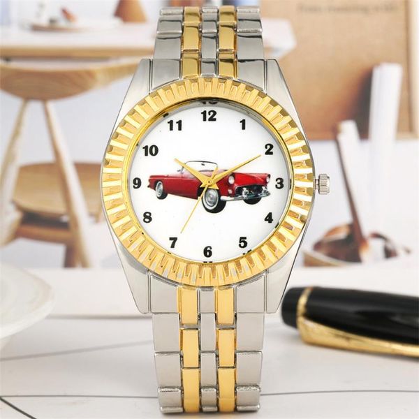 wristwatches silver gold stainless steel watch for men quartz metal wristwatch vintage car display casual mens watches gifts male, Slivery;brown
wristwatches silver gold stainless steel watch for men quartz metal wristwatch vintage car display casual mens watches gifts male, Slivery;brown