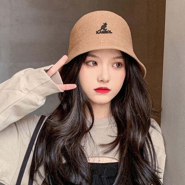wide brim hats original spring summer knitted kangaroo bucket hat fashion solid color wild painter women shade fisherman tide, Blue;gray
wide brim hats original spring summer knitted kangaroo bucket hat fashion solid color wild painter women shade fisherman tide, Blue;gray