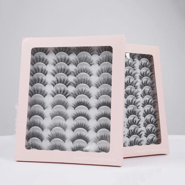 false eyelashes 20 pairs 3d mink lashes natural dramatic volume fake makeup eyelash extension silk
false eyelashes 20 pairs 3d mink lashes natural dramatic volume fake makeup eyelash extension silk