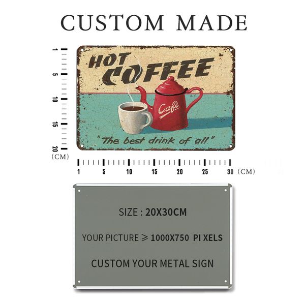 custom metal plaque tin sign vintage personalized metal sign wall stickers decor tin plate iron painting poster bar home decor
custom metal plaque tin sign vintage personalized metal sign wall stickers decor tin plate iron painting poster bar home decor