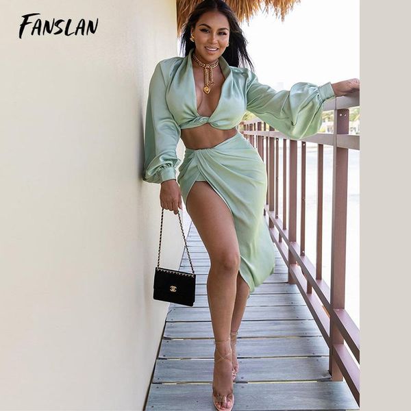 casual dresses fanslan two piece midi dress satin party v-neck bodycon lantern sleeve long night club for women summer, Black;gray
casual dresses fanslan two piece midi dress satin party v-neck bodycon lantern sleeve long night club for women summer, Black;gray
