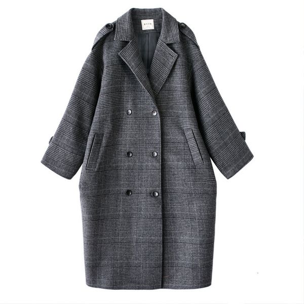 2021 new fashion woolen mini check x-long plaid women winter warm coat wool abrigos mujer invierno 7mly, Black
2021 new fashion woolen mini check x-long plaid women winter warm coat wool abrigos mujer invierno 7mly, Black