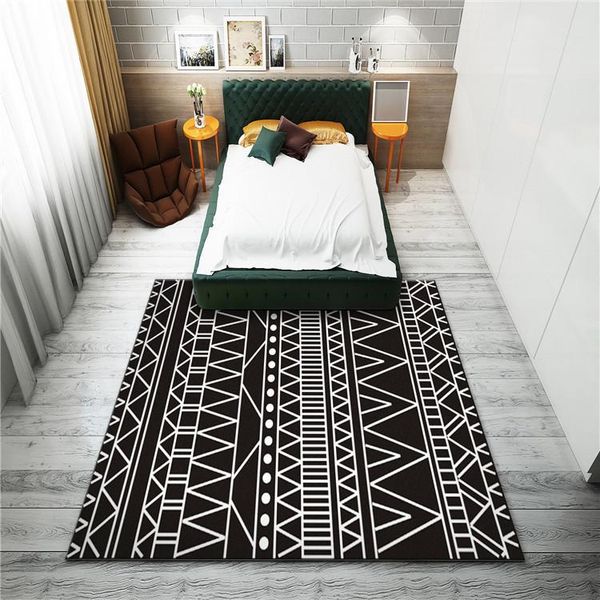 carpets simple black and white geometric lattice carpet bedroom living room decoration bathroom non-slip mat modern rectangular f
carpets simple black and white geometric lattice carpet bedroom living room decoration bathroom non-slip mat modern rectangular f
