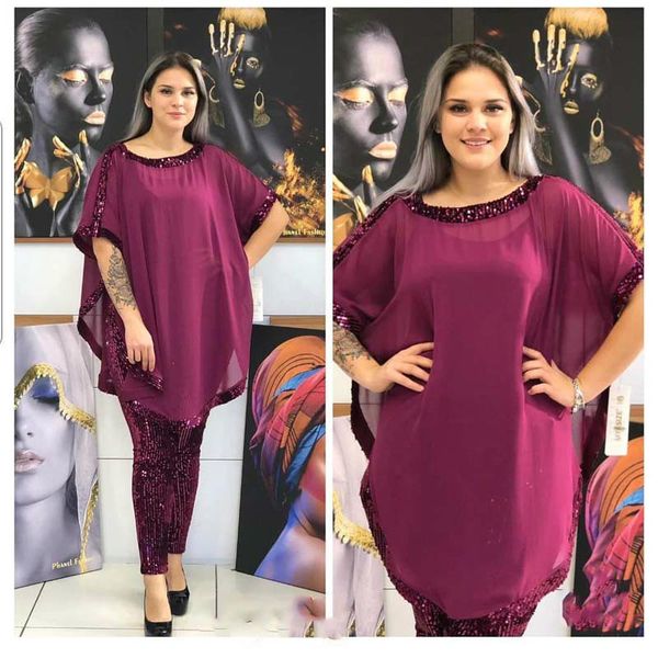 chiffon lantejoules two parts set women casual clothes o-neck african sequins africa robes ladyswear tacksuit tuxedos b1um, Gray
chiffon lantejoules two parts set women casual clothes o-neck african sequins africa robes ladyswear tacksuit tuxedos b1um, Gray