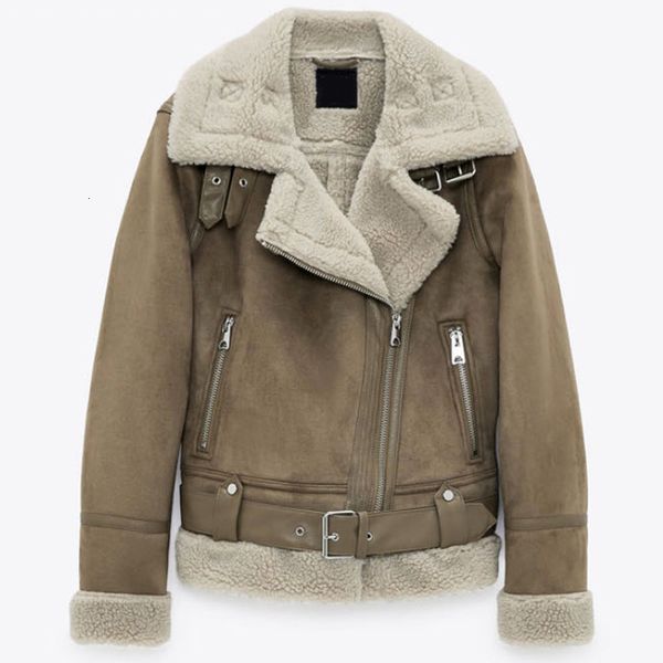 2021 new winter women thick warm vintage suede lambswool biker jackets coat chic sashes casual loose faux leather outwear female 7bav, Black
2021 new winter women thick warm vintage suede lambswool biker jackets coat chic sashes casual loose faux leather outwear female 7bav, Black