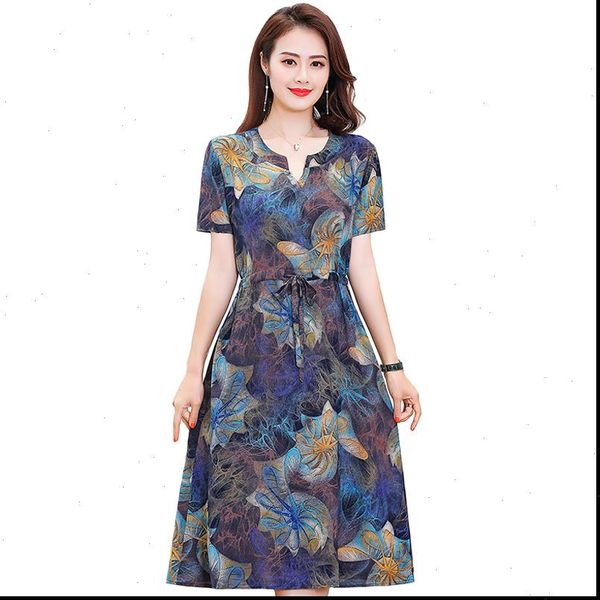 plus size xl 6xl 2021 new women summer long dress slim flowers print dress women short sleeve casual dress, Black;gray
plus size xl 6xl 2021 new women summer long dress slim flowers print dress women short sleeve casual dress, Black;gray