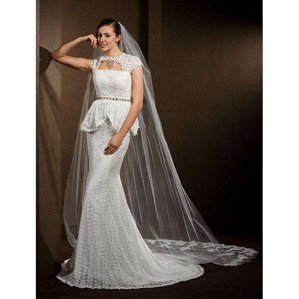 bridal veils lan ting bride uma camada borda com aplicao de renda vus noiva vu catedral 118,11 em (300 centmetros) tule, Black
bridal veils lan ting bride uma camada borda com aplicao de renda vus noiva vu catedral 118,11 em (300 centmetros) tule, Black