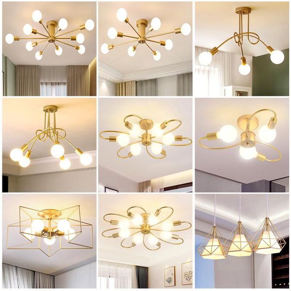 pendant lamps modern led stone lights light lustre pendente lumiere kitchen dining bar lamp living room