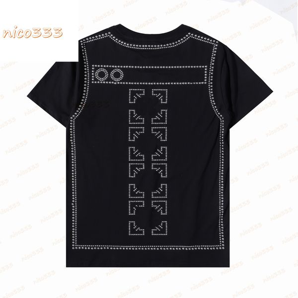 high-quality summer models ow tee back arrow letters drilling round neck short-sleeved wild loose couple the same size s-2xl, White;black
high-quality summer models ow tee back arrow letters drilling round neck short-sleeved wild loose couple the same size s-2xl, White;black