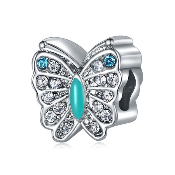 fits pandora original bracelets 20pcs silver butterfly crystal charms beads silver charms bead for women diy european necklace jewelry, Black
fits pandora original bracelets 20pcs silver butterfly crystal charms beads silver charms bead for women diy european necklace jewelry, Black