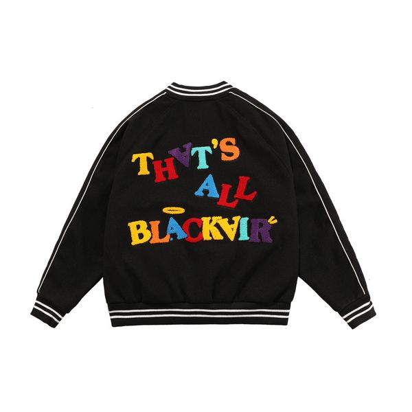 wind embroidered letter baseball et men's ins street hip hop trend loose stand collar et top, Black;brown
wind embroidered letter baseball et men's ins street hip hop trend loose stand collar et top, Black;brown