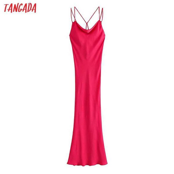 tangada women solid red midi dress strap sleeveless fashion lady elegant dresses vestido yi32 210609, Black;gray
tangada women solid red midi dress strap sleeveless fashion lady elegant dresses vestido yi32 210609, Black;gray