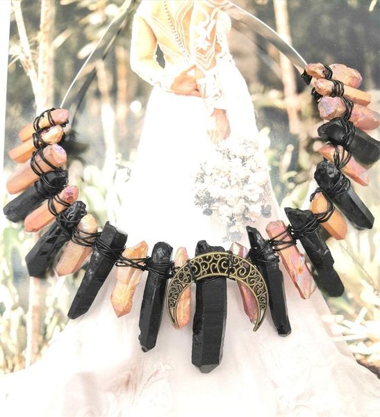 hair clips & barrettes black natural quartz crystal point beads crowns headband luxury women moon accessory wedding jewelry gift, Golden;silver
hair clips & barrettes black natural quartz crystal point beads crowns headband luxury women moon accessory wedding jewelry gift, Golden;silver