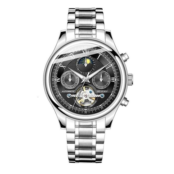 men military sports mechanical gorben watches skeleton waterproof stainless steel band luxury automatic watch, Slivery;brown
men military sports mechanical gorben watches skeleton waterproof stainless steel band luxury automatic watch, Slivery;brown