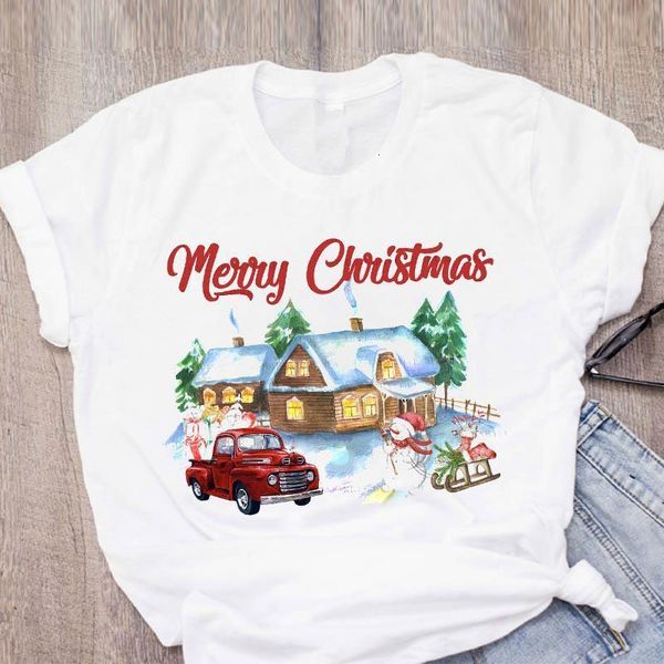 women graphic cartoon snow house truck tree cute new year merry christmas printed lady tees clothing female t shirt t-shirt, White
women graphic cartoon snow house truck tree cute new year merry christmas printed lady tees clothing female t shirt t-shirt, White